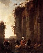 Nicolaes Pietersz. Berchem Ruins in Italy Germany oil painting artist